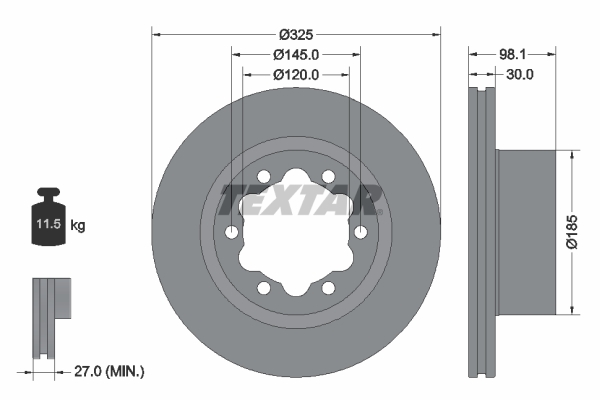 Brake Disc  Art. 92305803