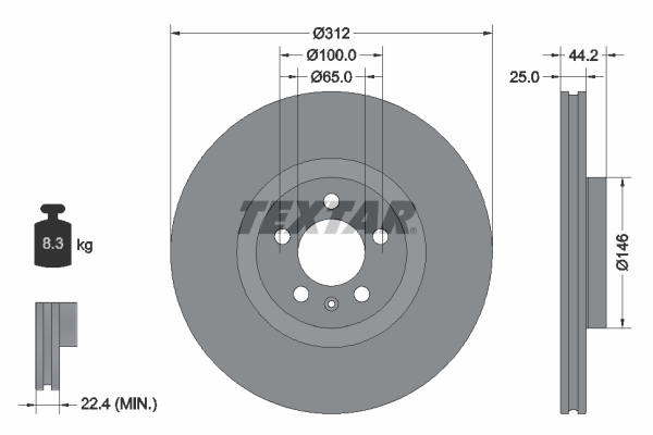 Brake Disc  Art. 92306405