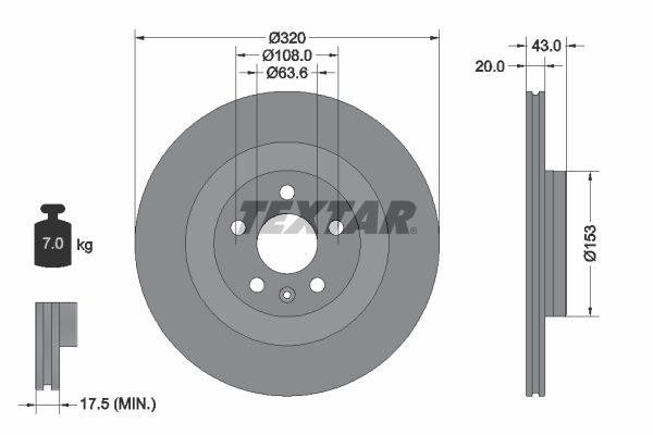 Brake Disc (Rear axle)  Art. 92309703