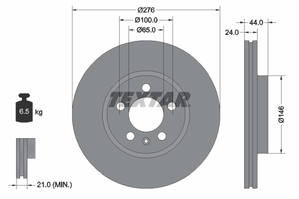 Brake Disc (Front axle)  Art. 92313703