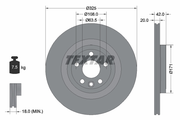 Brake Disc (Rear axle)  Art. 92314305