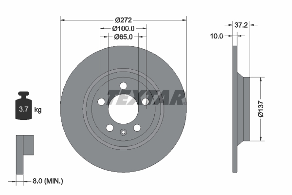 Brake Disc (Rear axle)  Art. 92315303