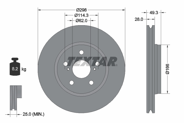 Brake Disc (Front axle)  Art. 92315703