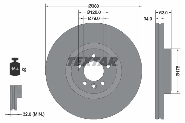 Brake Disc (Front axle)  Art. 92316405