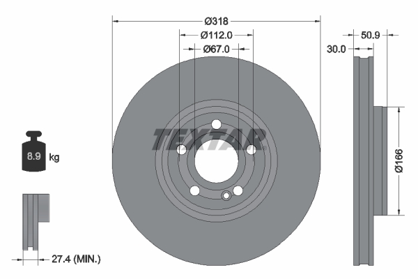 Brake Disc  Art. 92316705