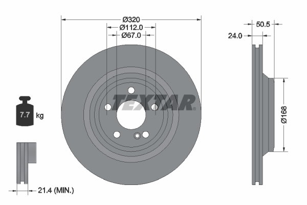 Brake Disc (09.B743.41)  Art. 92317305