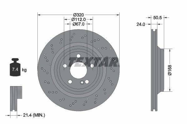 Brake Disc  Art. 92317505