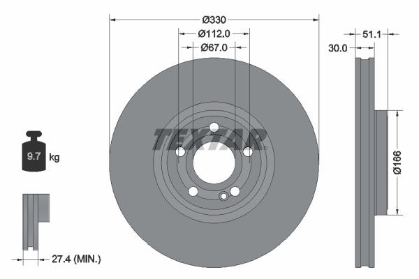 Brake Disc  Art. 92323305