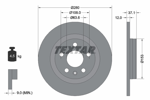 Brake Disc  Art. 92323803