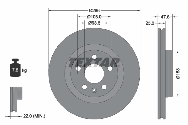 Brake Disc (Front axle)  Art. 92323905