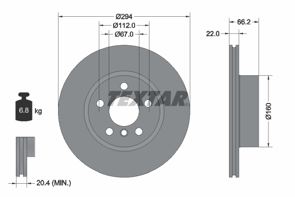 Brake Disc  Art. 92327005