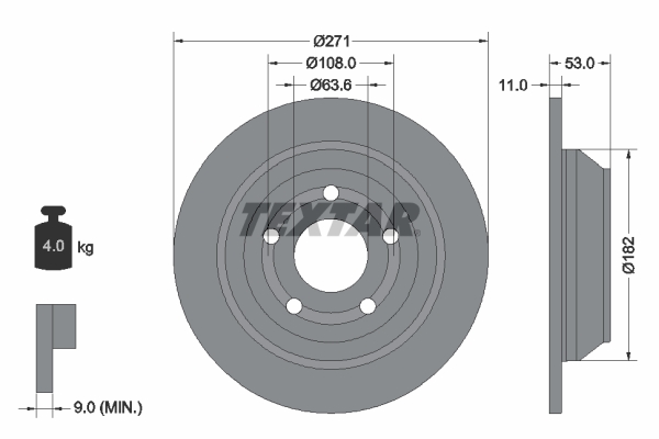 Brake Disc  Art. 92327403