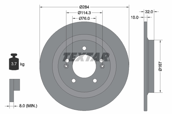 Brake Disc  Art. 92333303