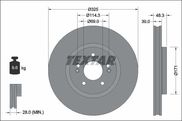 Brake Disc  Art. 92337103