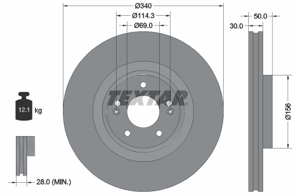 Brake Disc  Art. 92342803