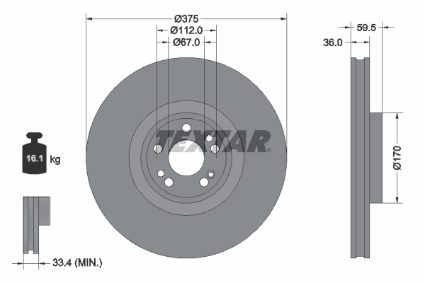 Brake Disc  Art. 92346705