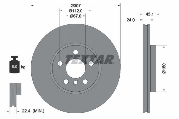 Brake Disc  Art. 92347205