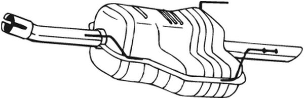 Rear Muffler  Art. 185491