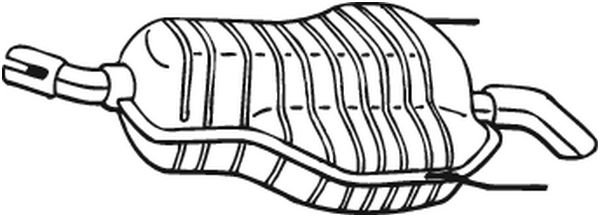 Rear Muffler  Art. 185489