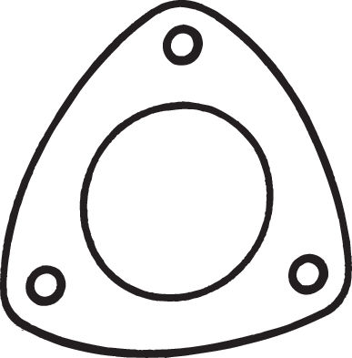 Gasket, exhaust pipe (Double cloth)  Art. 256571