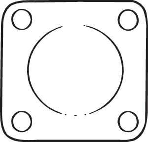 Gasket, exhaust pipe (Suction)  Art. 256931