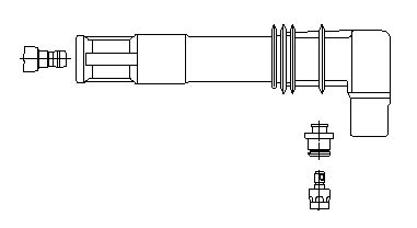 Plug, spark plug (Silicone)  Art. 13309A5