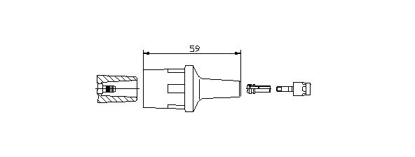 Plug, coil (Front axle, Rear axle)  Art. 13551