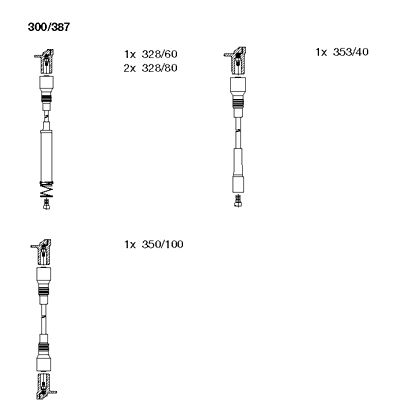 Ignition Cable Kit (From Poland to distributor)  Art. 300387