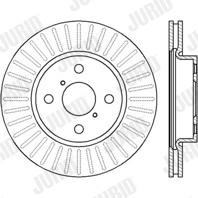 Brake Disc (Front axle)  Art. 562421JC