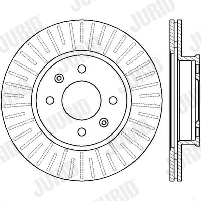 Brake Disc (Front axle)  Art. 562427JC