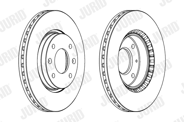 Brake Disc (Front axle)  Art. 562734JC