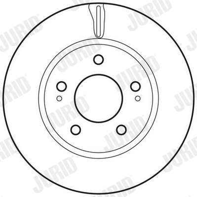 Brake Disc (Front axle)  Art. 562820JC