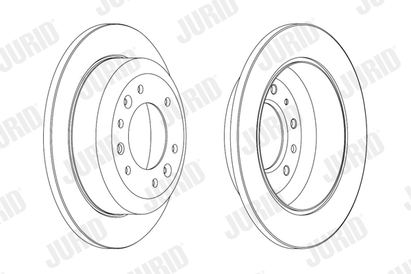 Brake Disc (Rear axle)  Art. 562869JC