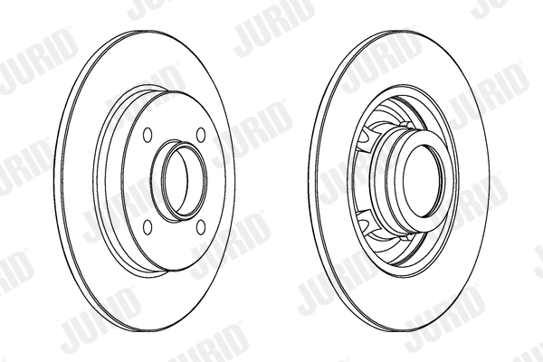 Brake Disc (Rear axle)  Art. 562938JC1