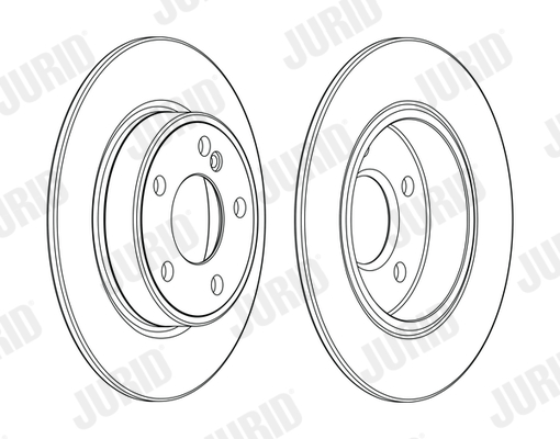 Brake Disc (Rear axle)  Art. 562995JC