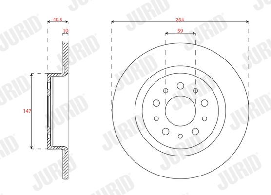 Brake Disc  Art. 563296JC