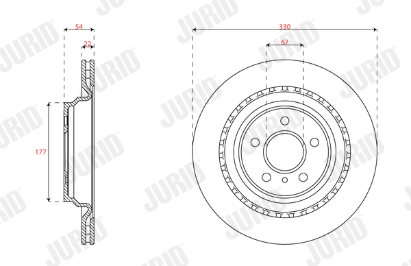 Brake Disc  Art. 563348JC