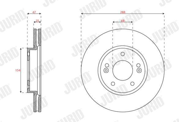 Brake Disc  Art. 563579JC