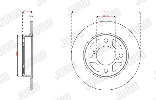 Brake Disc  Art. 563584JC