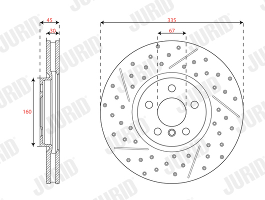 Brake Disc  Art. 563666JC1