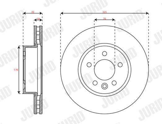 Brake Disc  Art. 563749JC1