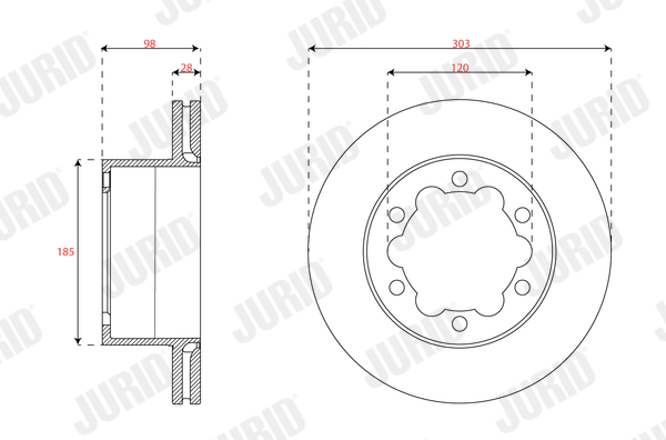 Brake Disc  Art. 563750JC1