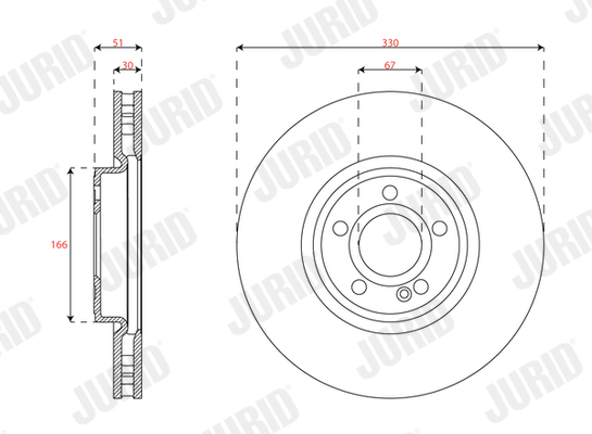 Brake Disc  Art. 563754JC1