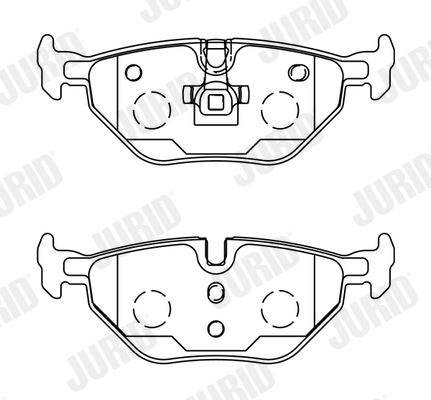 Brake Pad Set, disc brake (Rear axle)  Art. 571960J