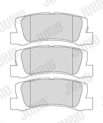 Brake Pad Set, disc brake (Rear axle)  Art. 572182J