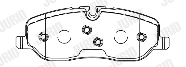 Brake Pad Set, disc brake (Front axle)  Art. 572521J