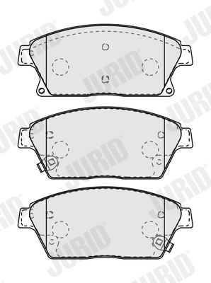 Brake Pad Set, disc brake (Front axle)  Art. 573325J