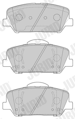 Brake Pad Set, disc brake (Front axle)  Art. 573447J