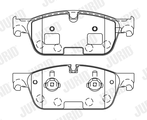 Brake Pad Set, disc brake (Front axle)  Art. 573448J