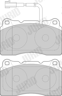 Brake Pad Set, disc brake (Front axle)  Art. 573637J